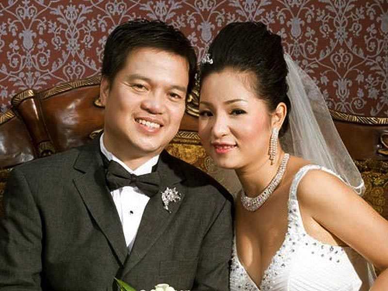 Ông Nguyễn Văn Nam và Thúy Nga trong ảnh cưới.