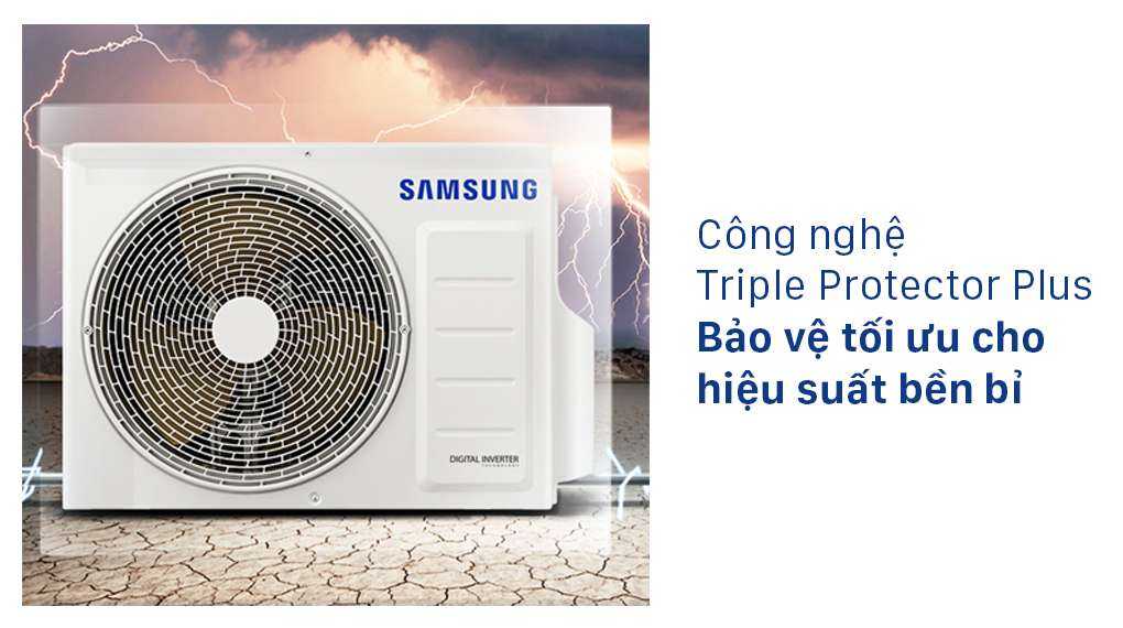 Máy lạnh Samsung Inverter 1 HP AR10TYHYCWKNSV - Công nghệ Triple Protector Plus