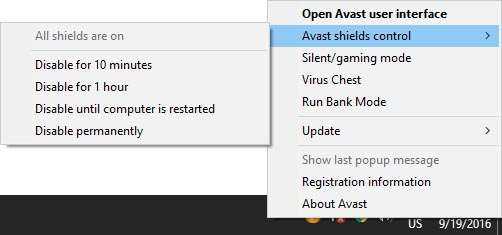 Cách tắt Avast Antivirus tạm thời: Update mới nhất - Trangvangtructuyen.vn