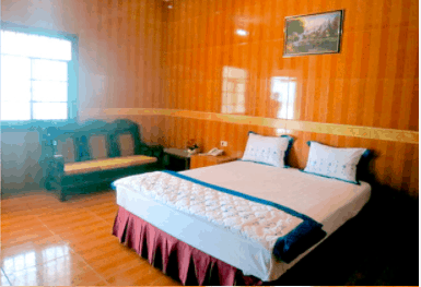 Phòng nghỉ đầy đủ tiện nghi của làng du lịch Chí Linh