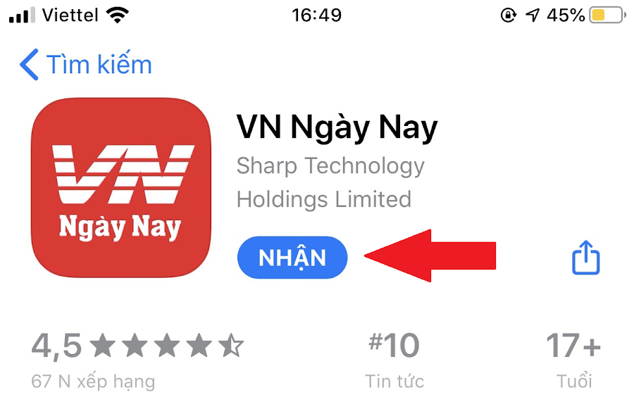 App VN Ngày Nay