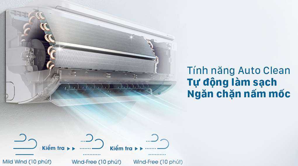 Máy lạnh Samsung AR10TYHYCWKNSV - Auto Clean