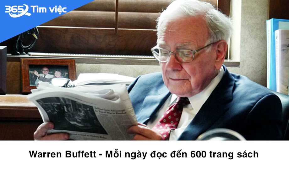 Đọc tới 600 trang sách mỗi ngày - Warren Buffett 