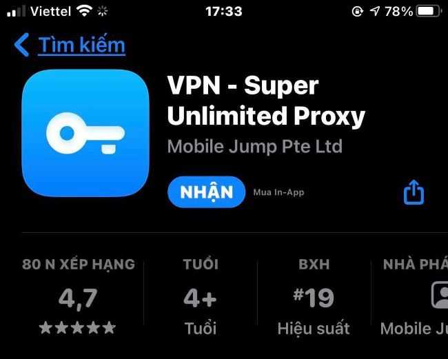Download ứng dụng VPN - Super Unlimited Proxy