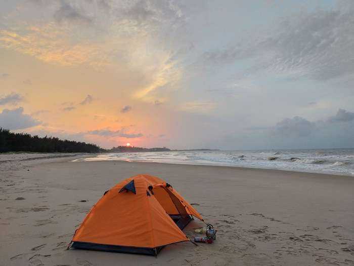 cắm trại - hoạt động thú vị tại biển Lộc An Vũng Tàu