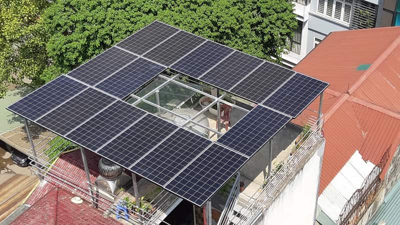 Công trình điện mặt trời mái nhà