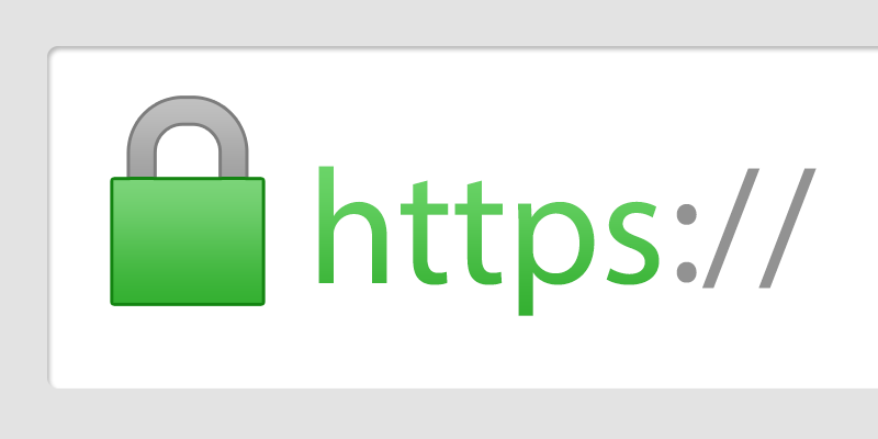 Đường link của giao thức HTTPS bắt đầu bằng hình ổ khóa