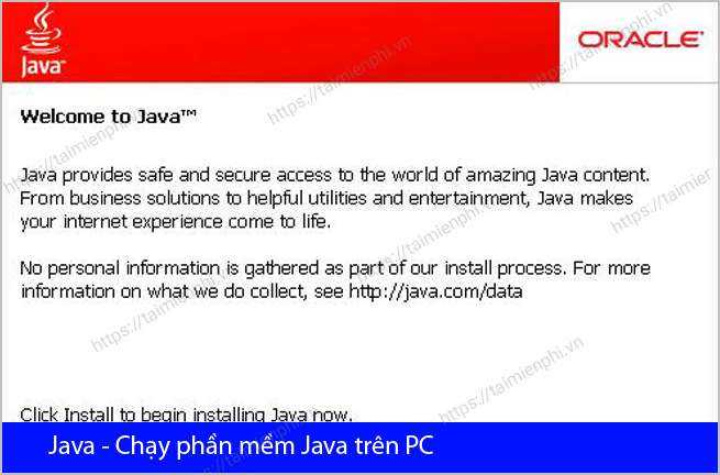 Download Java - Tải Java 9, 7, 8, 64bit, 32bit - Khởi chạy java trên P