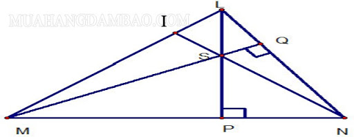 Trực tâm của tam giác LMN.