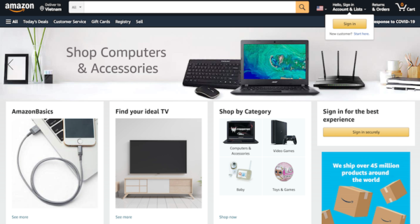 Amazon - Trang web kiếm tiền online nổi tiếng khắp thế giới