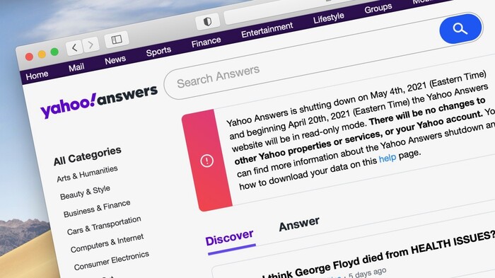 Yahoo Answers sẽ ngừng hoạt động từ ngày 4/5